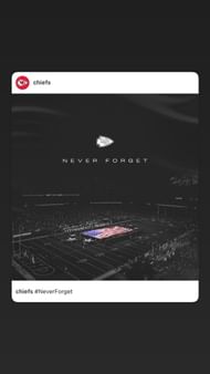 Brittany Mahomes' post on the 23rd anniversary of 9/11 (Screenshot via @brittanylynn/IG)